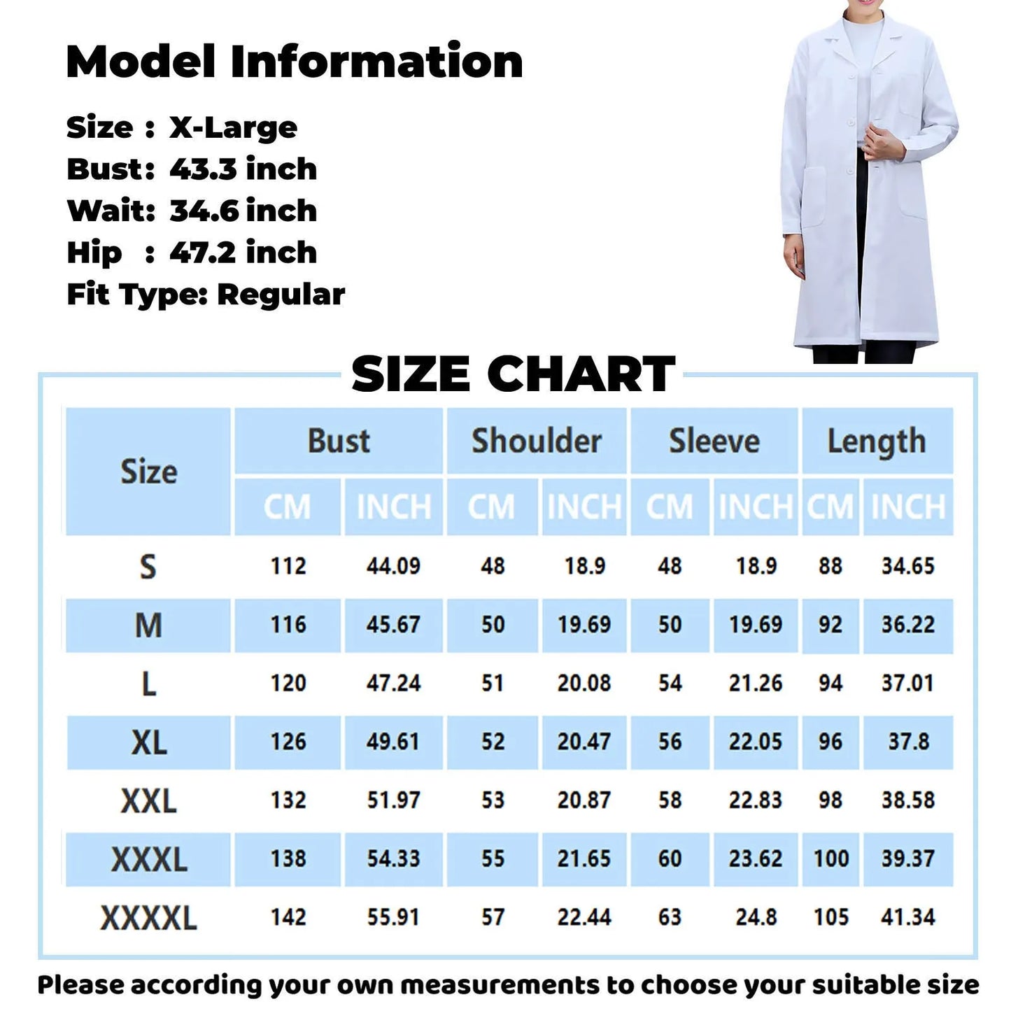 Blouse Médicale Unisexe